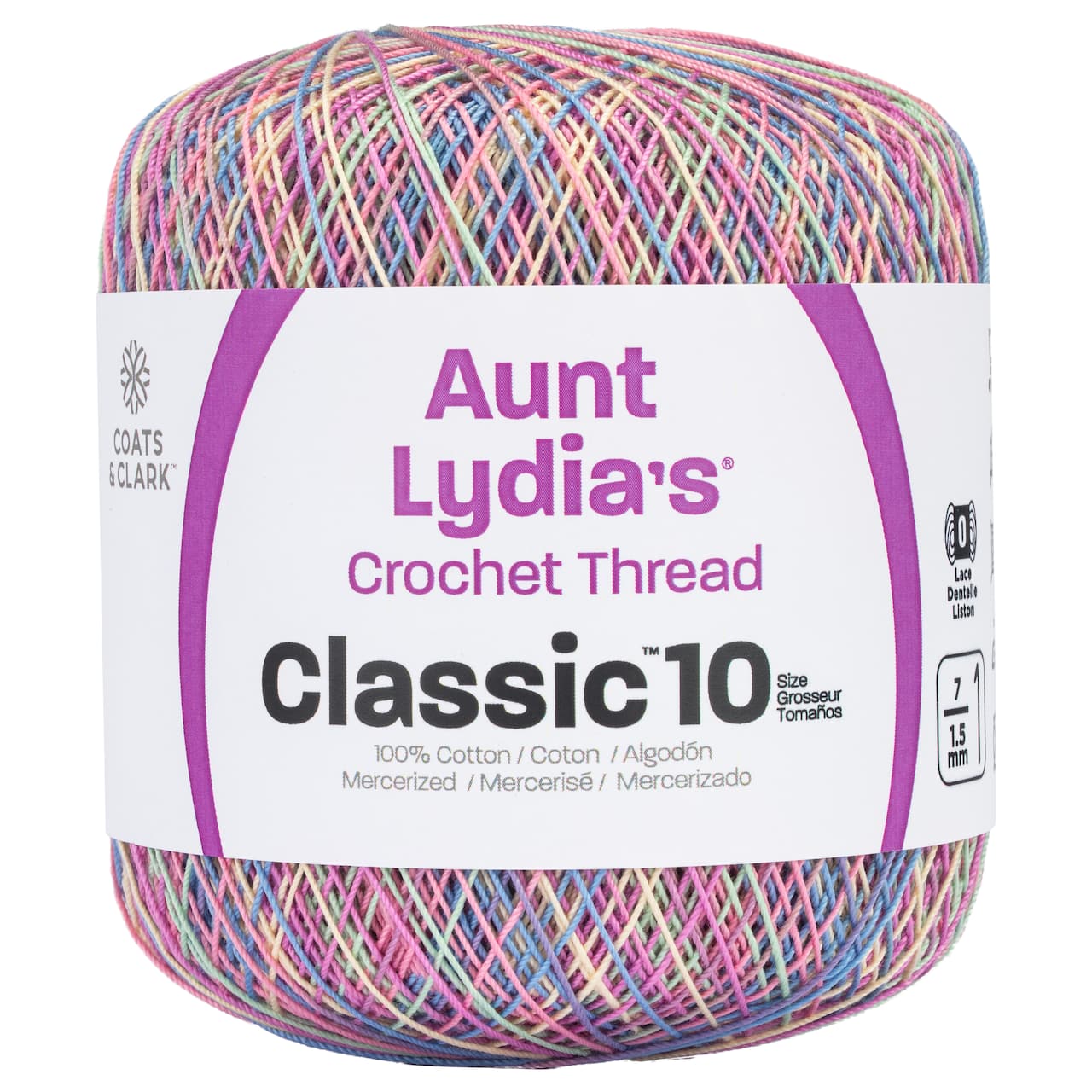 15 Pack: Aunt Lydia's® Classic™ Cotton Crochet Thread